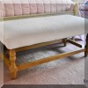 F51. Upholstered bench. 